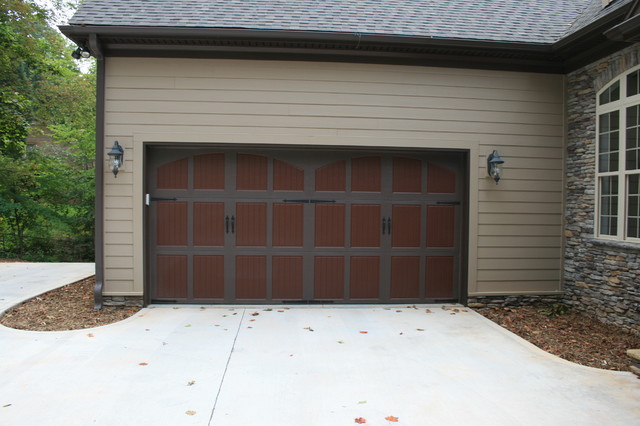 Custom Painted Garage Doors Contemporary Exterior