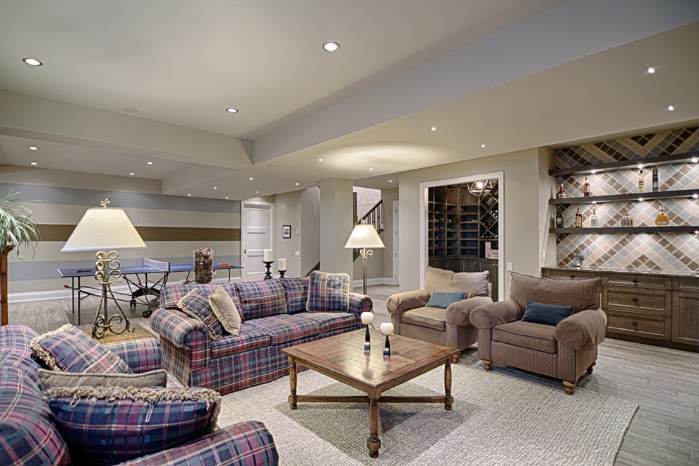 Home design - transitional home design idea in Calgary
