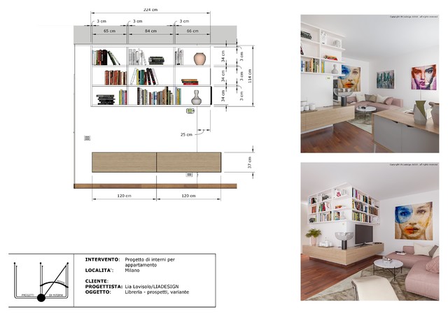 Casa nuova ed uno stile da creare - Progetto chiuso contemporary-interior-elevation