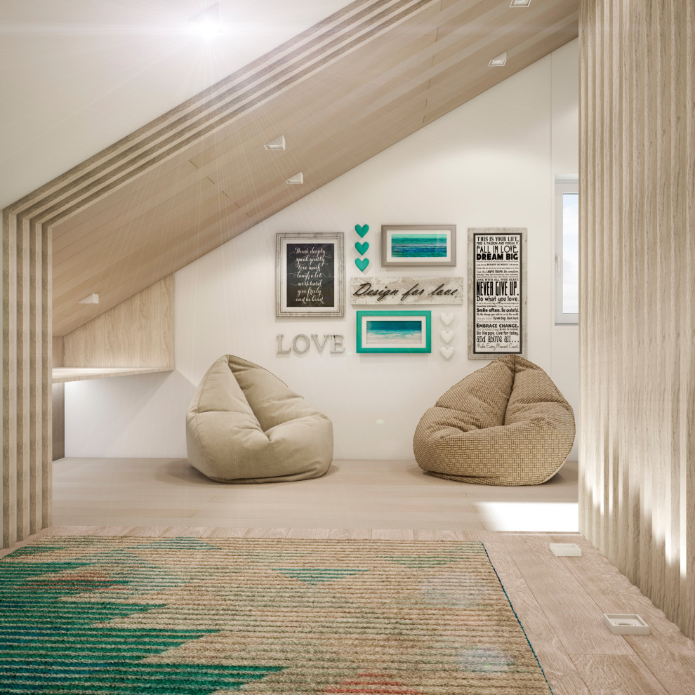 Интерьер загородного дома "Весенняя"