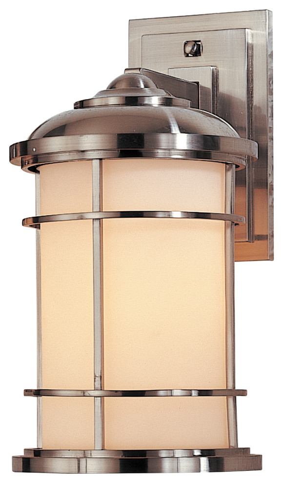 Lighthouse Medium Lantern, Brushed Steel