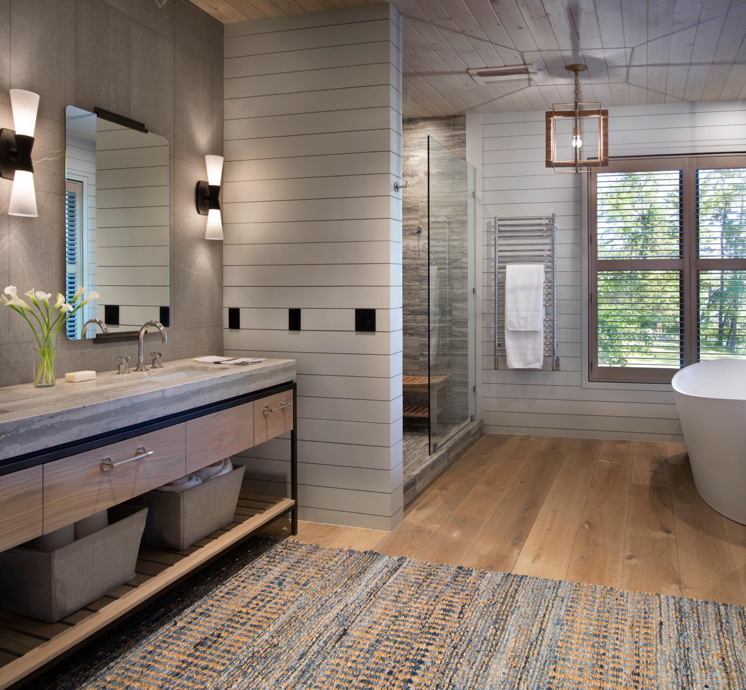 75 Beautiful Rustic Bathroom Design Ideas \u0026 Pictures | Houzz, image size:2560x2366