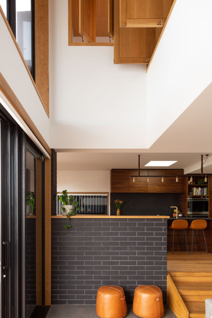 Split House trendy-dagligstue
