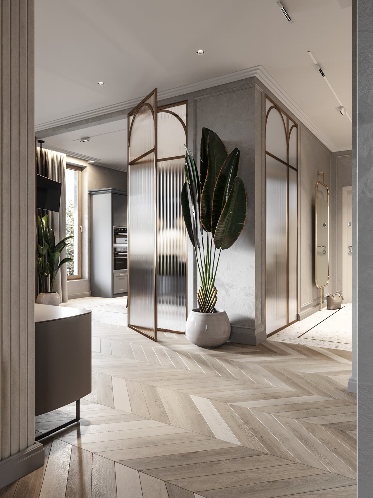 Прихожая в загородном доме