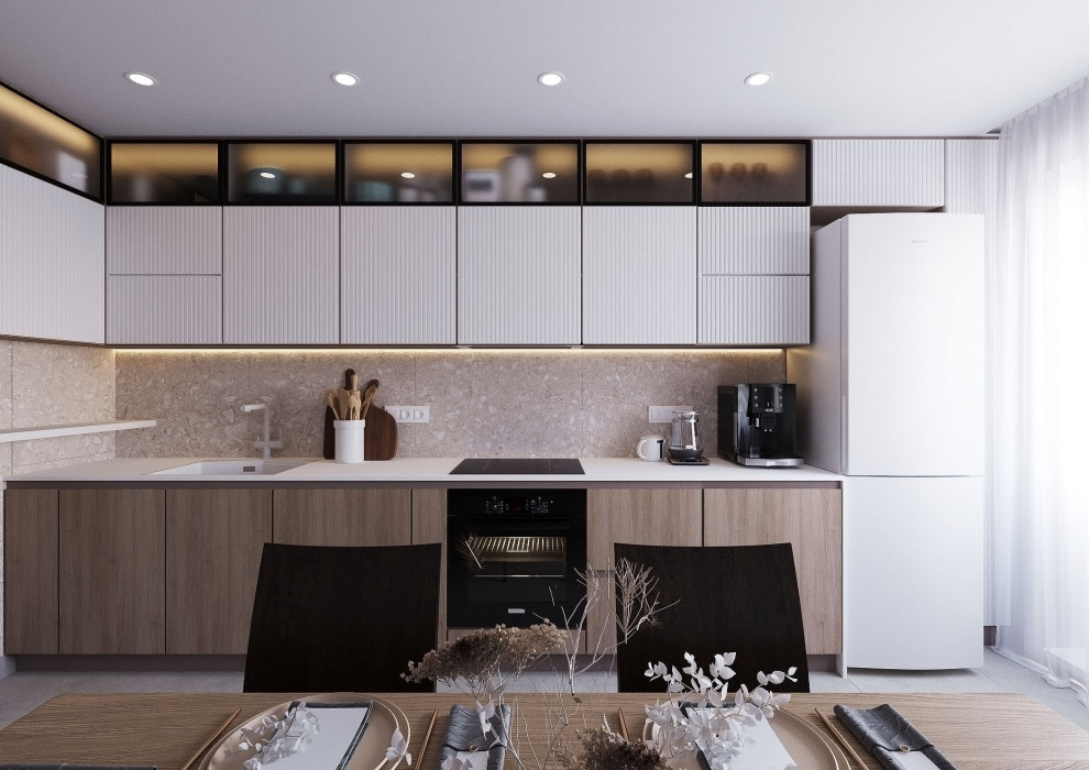 Кухня и санузел в японском стиле