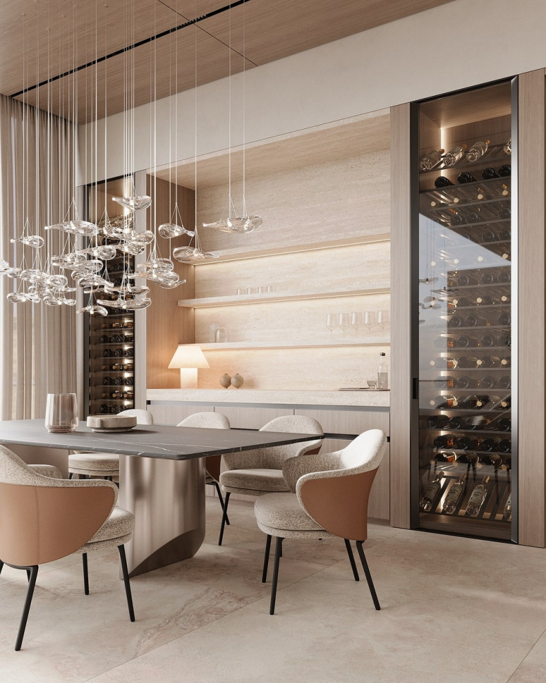 Dining room - modern dining room idea