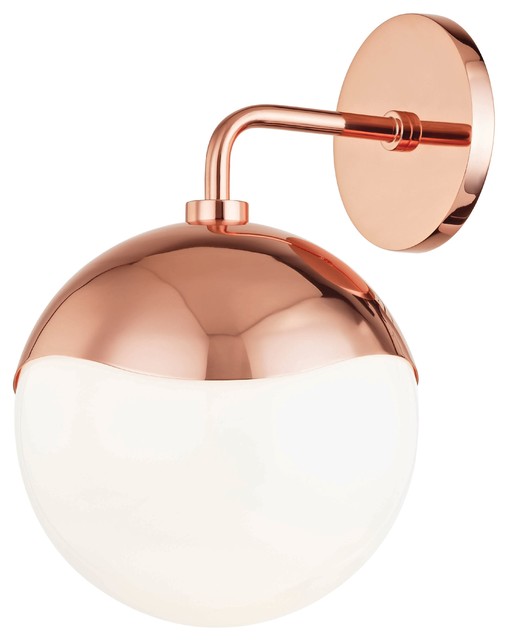 Ella 1Light Wall Sconce Midcentury Wall Sconces by Hudson Valley