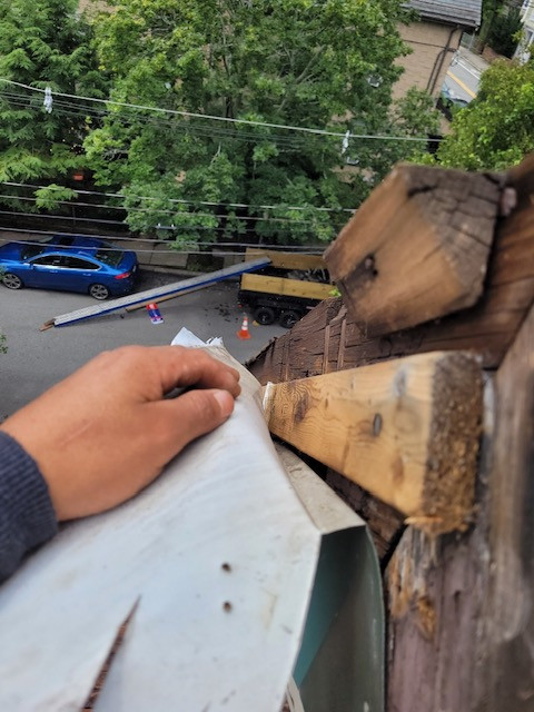 Roofing and metal fascia trim
