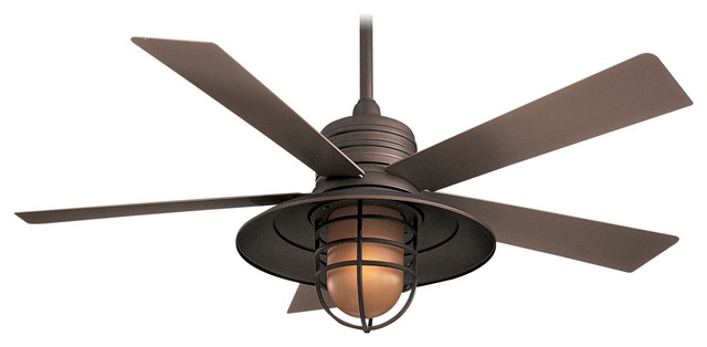 Minka Aire Rainman Oil Rubbed Bronze 54 Outdoor Ceiling Fan