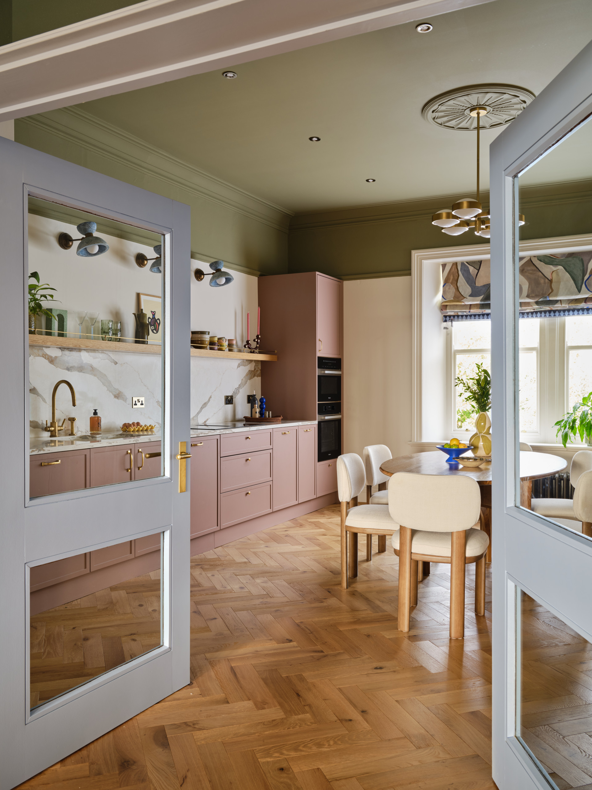Example of a trendy kitchen design in Other