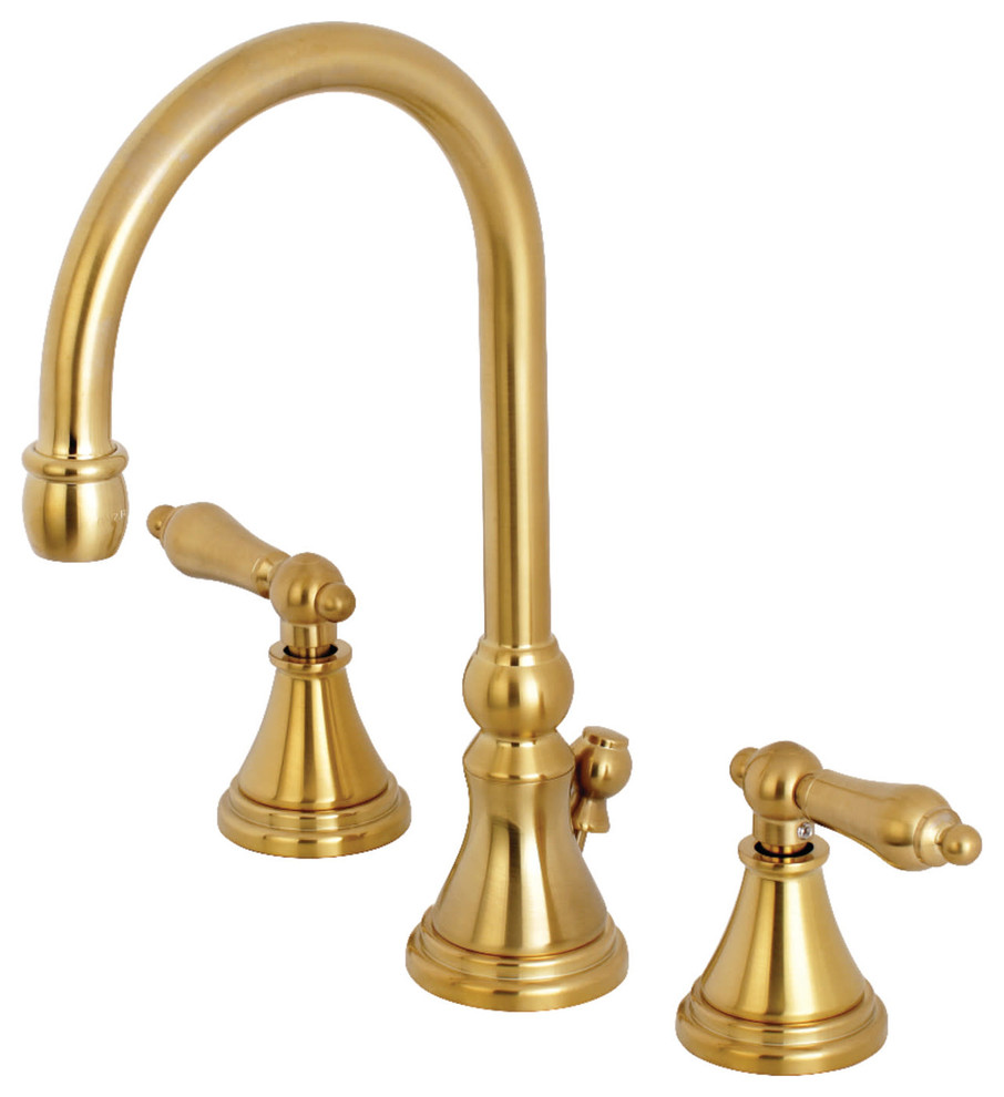 Elements Of Design Es2981al Widespread Lavatory Faucet With Brass Pop Up Polished Chrome Touch On Faucets