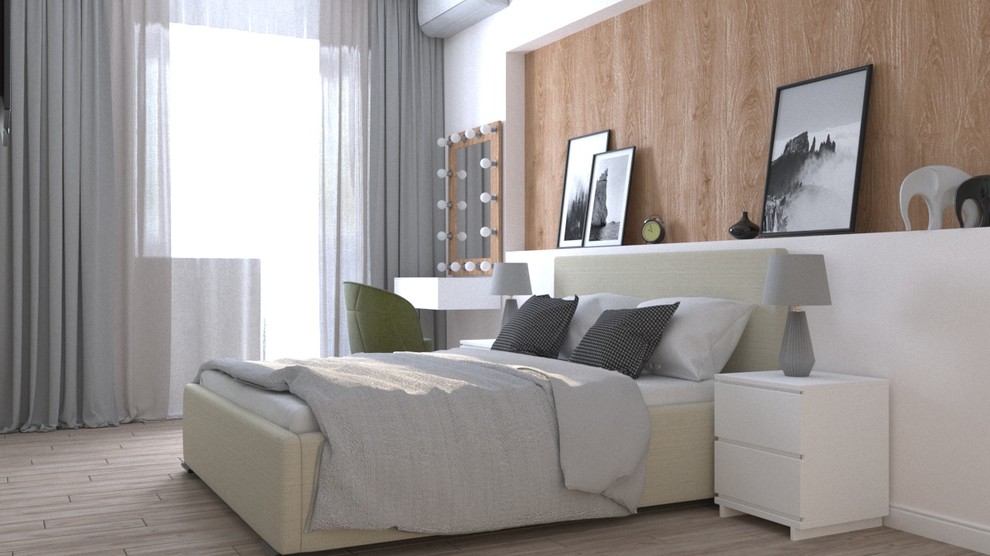 Светлая спальня