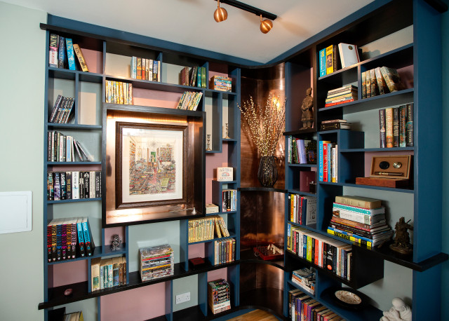 Comic Haven Bookcase eclectic-family-room