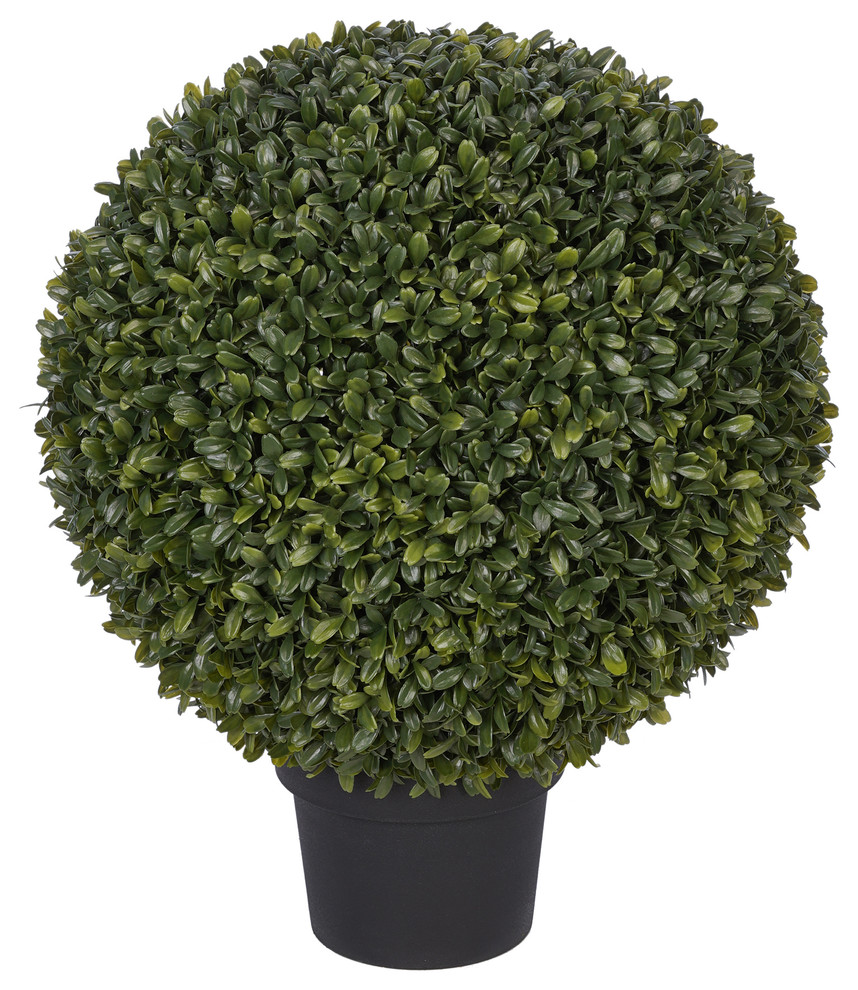 Artificial 14" Boxwood Ball Topiary