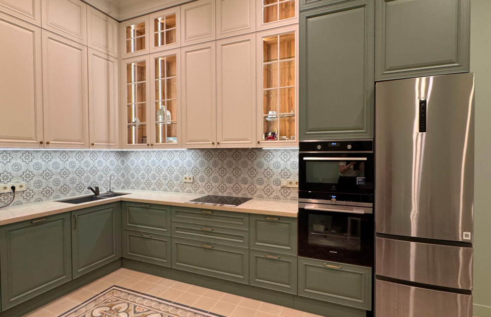 Кухня из массива дуба Аннет