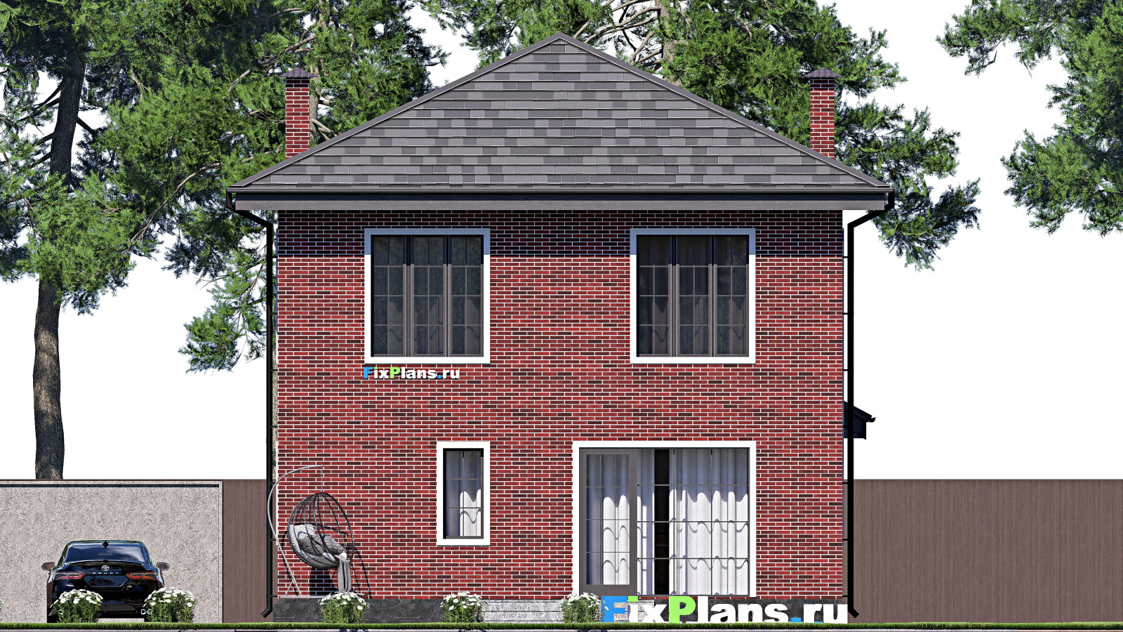 Проект двухэтажного дома 9х17 м S215м2 F-17990