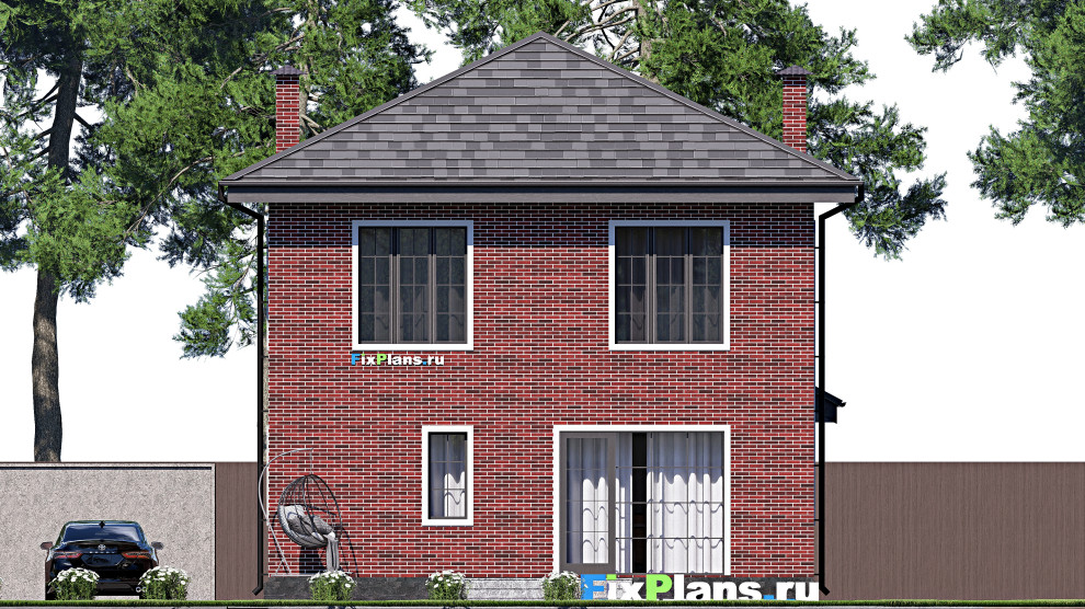 Проект двухэтажного дома 9х17 м S215м2 F-17990