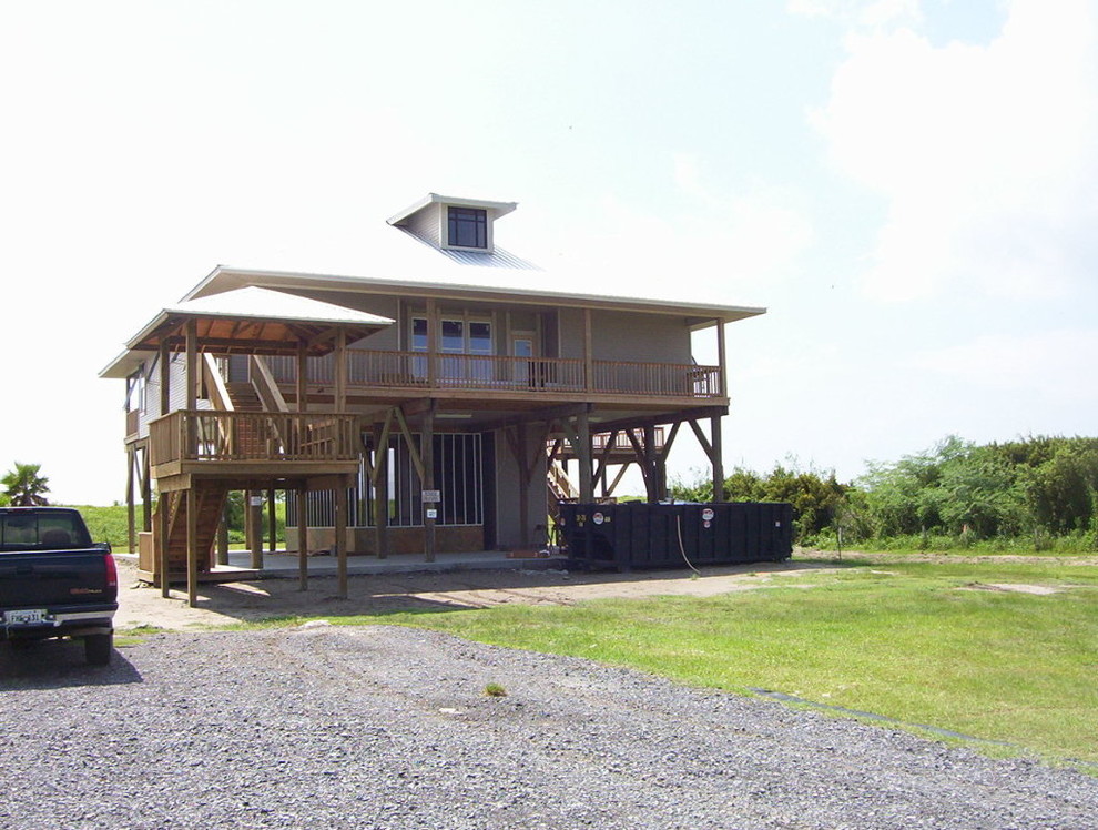 "A-Lure" Beach House: Grand Isle, Louisiana - Beach Style - Exterior