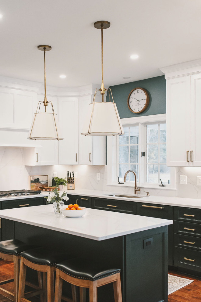 Transitional kitchen photo in Baltimore