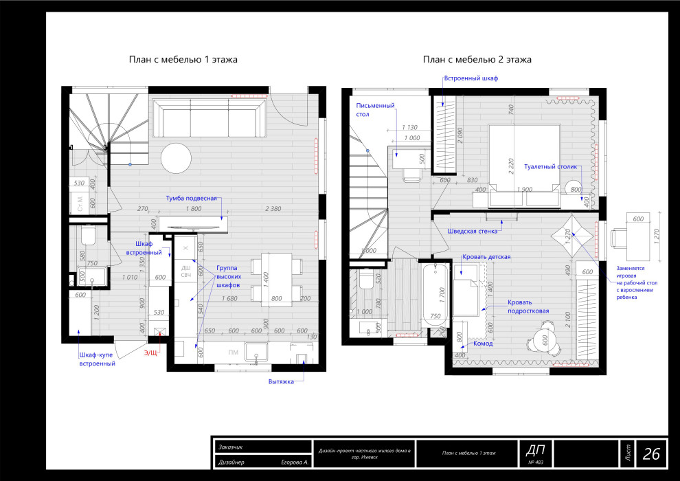 Проект частного жилого дома