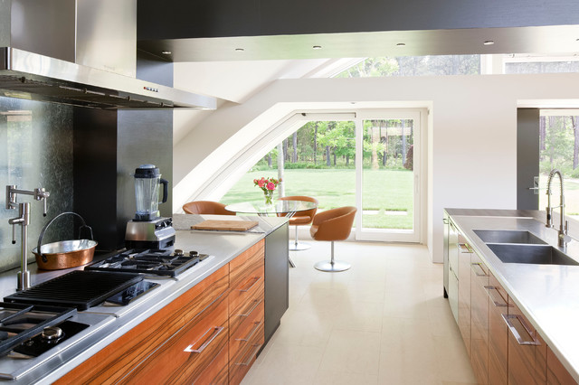 Arc House modern-kitchen
