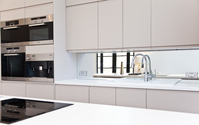 Barn conversion kitchen trendy-koekken