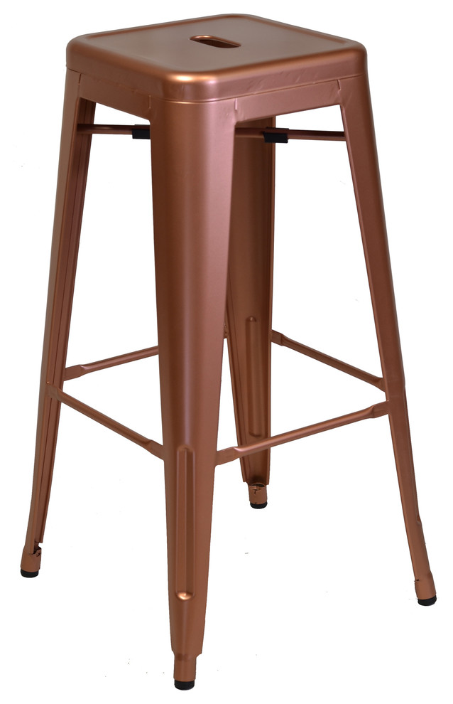 Bastille Bar Stool Copper Backless, What Does Copper Colored Stool Mean