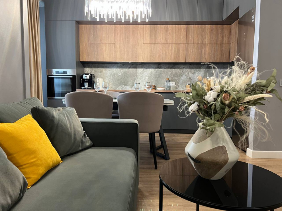 Квартира с цветными акцентами