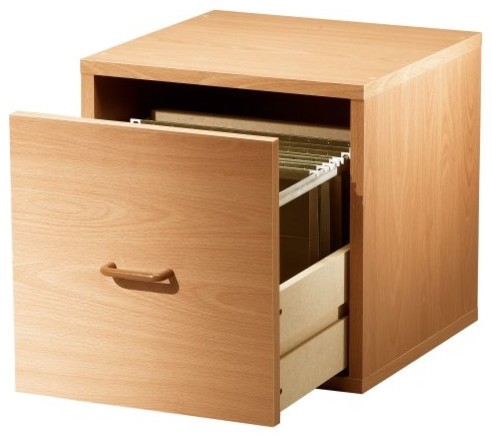Stackable File Cabinet Pvc Laminate Panels Drawer Transitional