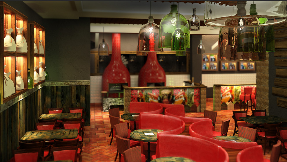 Итальянский ресторан.