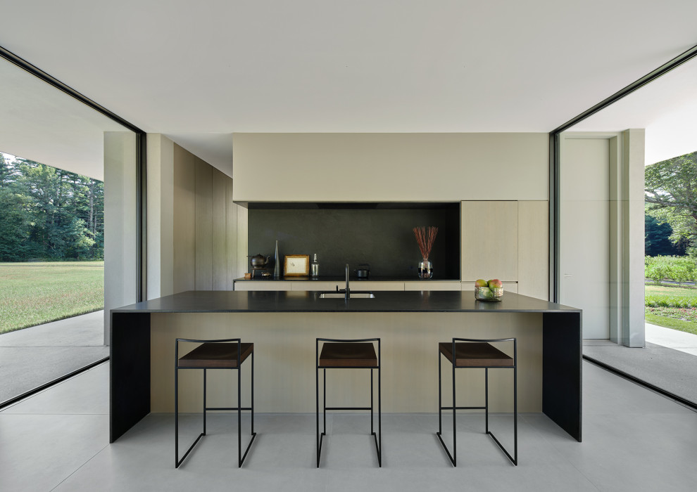 Kitchen - modern kitchen idea in Austin