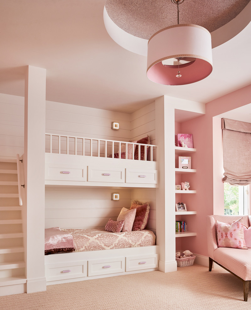 This is an example of a contemporary kids' room in Dallas.