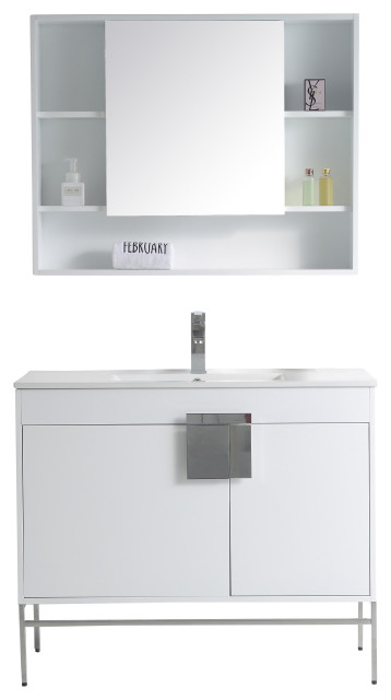 40” Kuro Bath Vanity with Medicine Cabinet