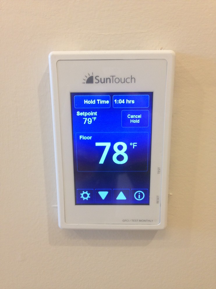 Termostat for heat floor