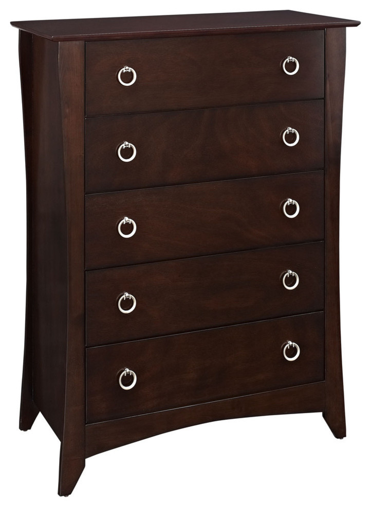 Modway Bedroom Elizabeth Wood Chest, Cappuccino