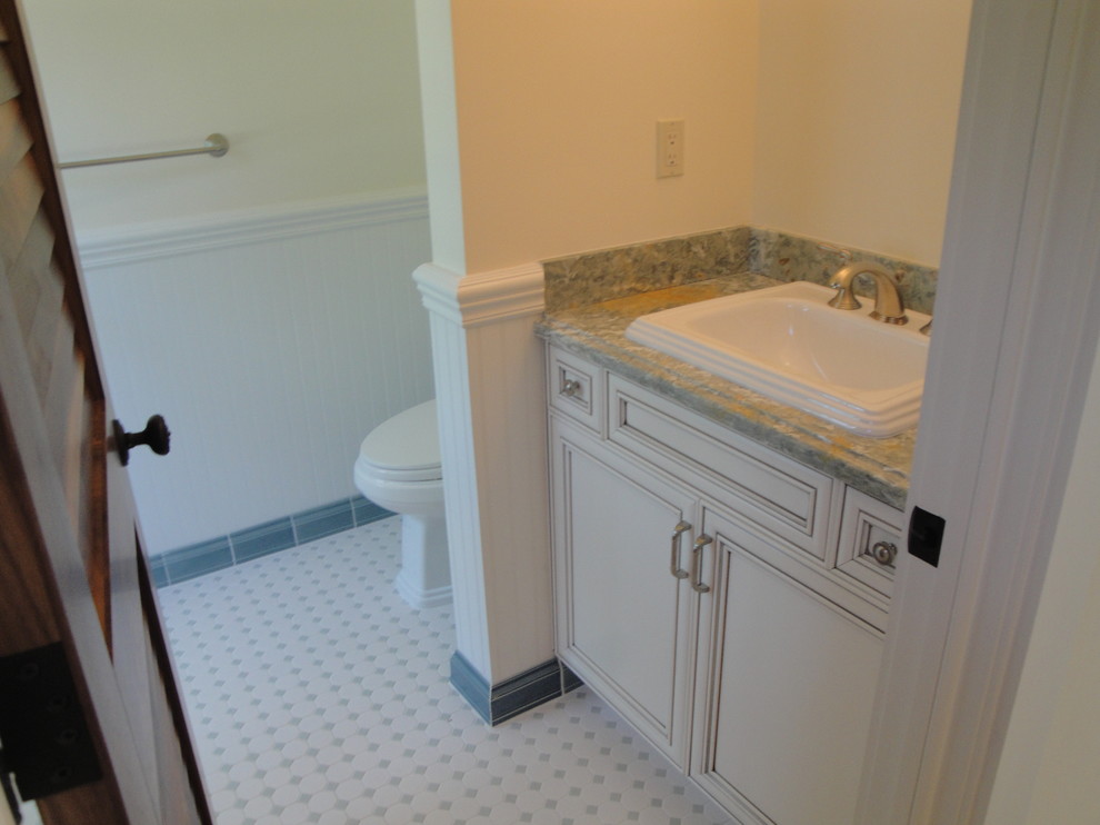 The Atlantic 1945 Historic House Restoration Traditional Bathroom