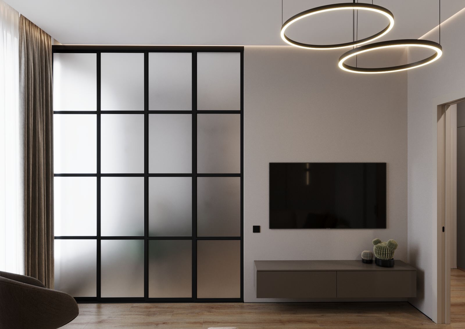 Функциональный минимализм для молодой семьи