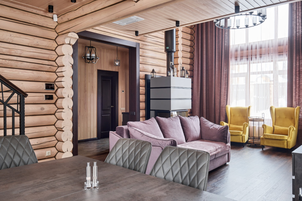 Модель Кантри в бревенчатом доме