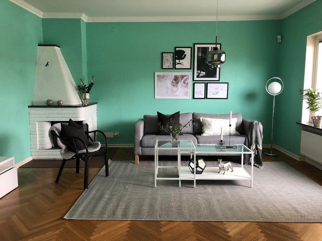 Staging utav hus minimalistisch-wohnbereich