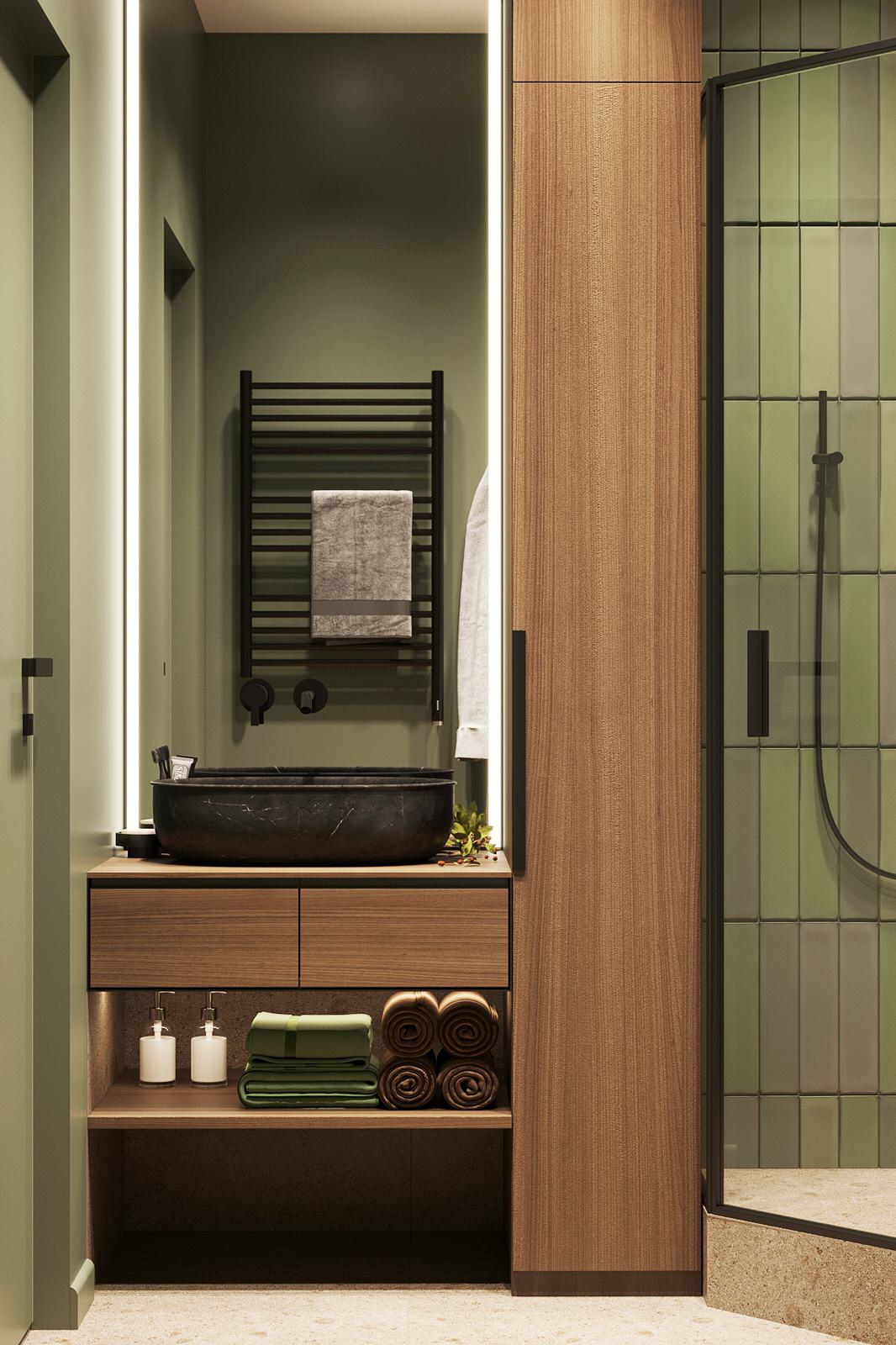 Современная мастер-спальня