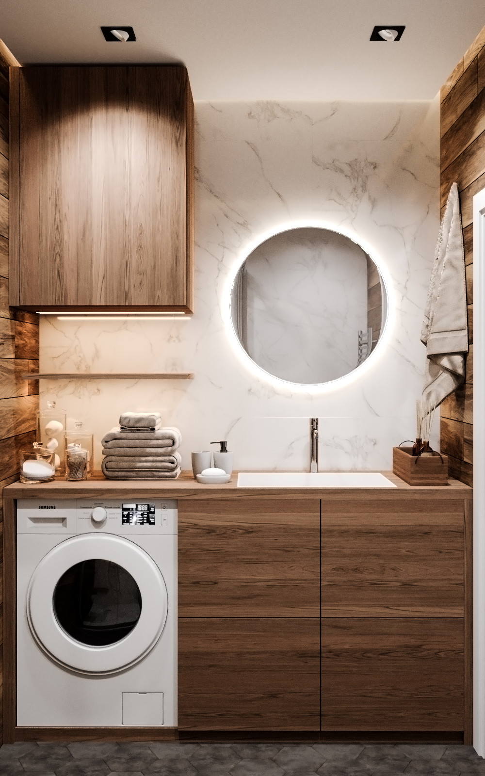 Дизайн проект квартиры в Москве в современном стиле (Варшавское шоссе, 2019)