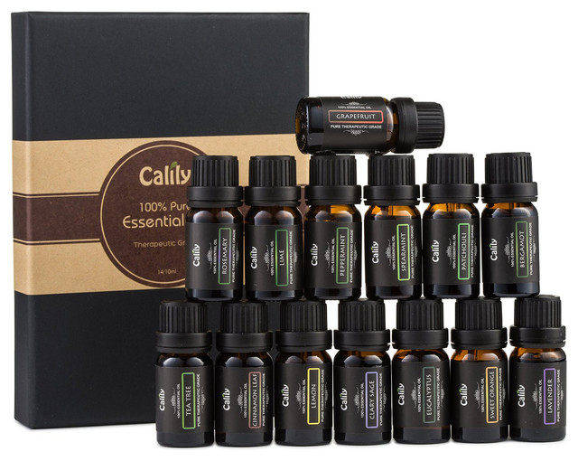 Calily Pure Aromatherapy Essential Oil Gift Set of 14 Bottles