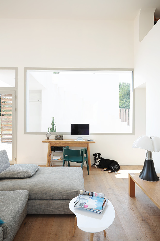 Inspiration pour un salon design.