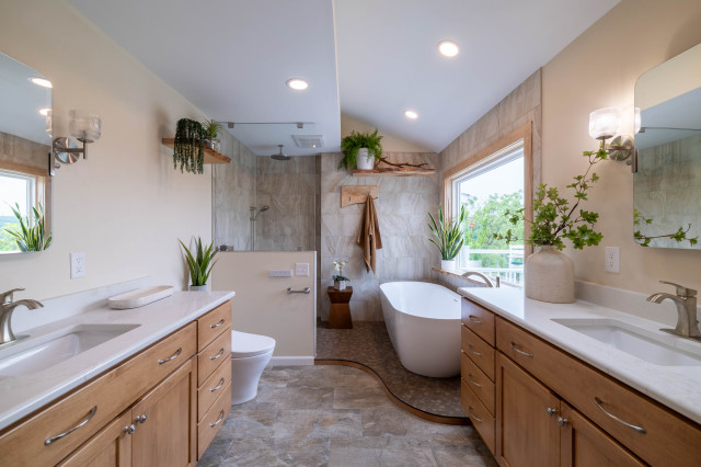 Before and After: 5 Bathroom Makeovers Bring Spa Style Home (13 photos)