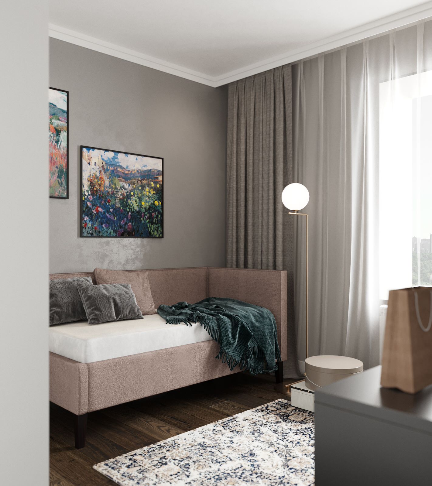 Интерьер городской квартиры в современном стиле