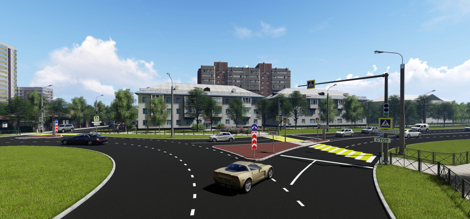 Реконструкция ул. Карпинского