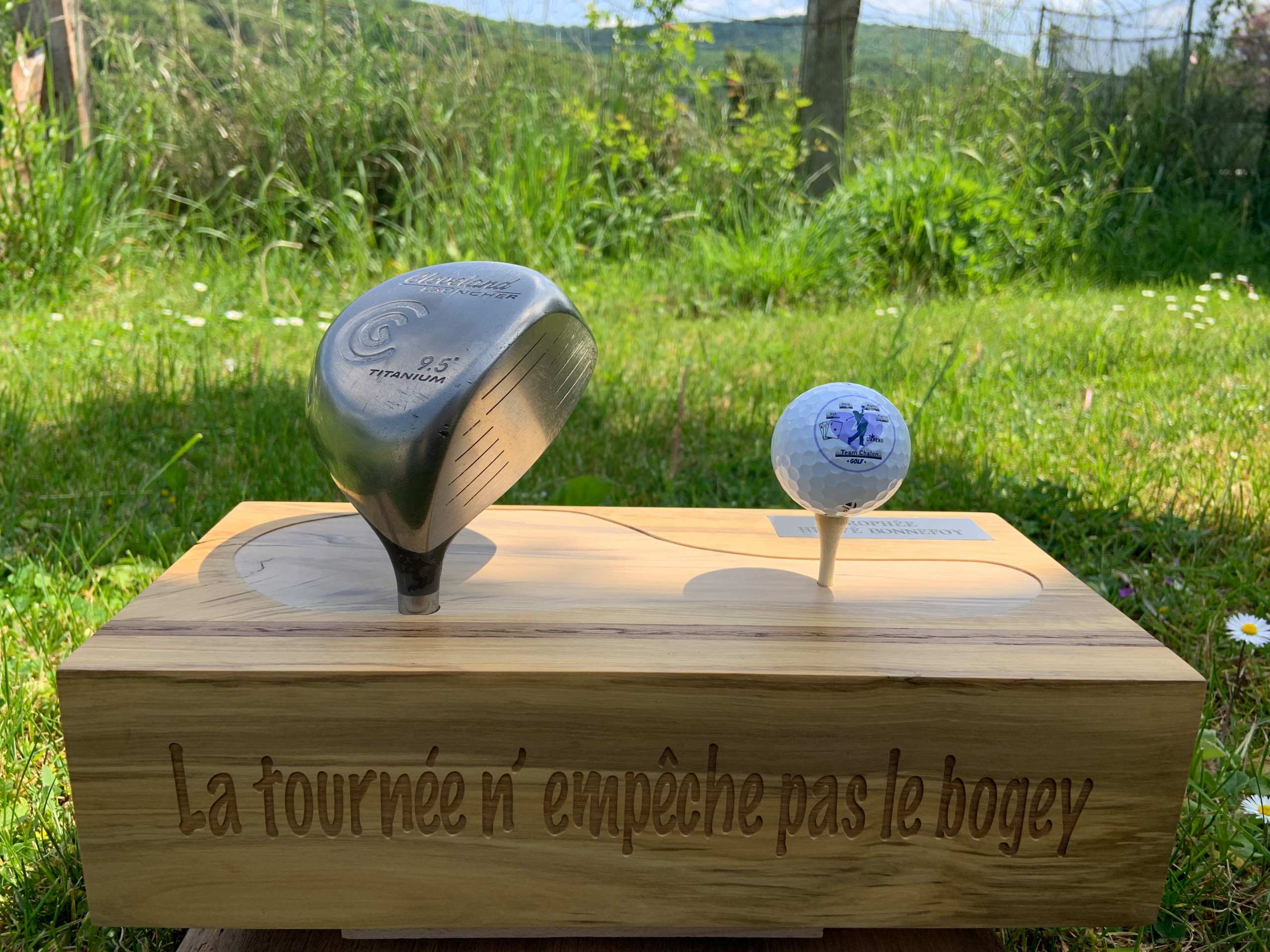 Création et réalisation d'un trophée de Golf