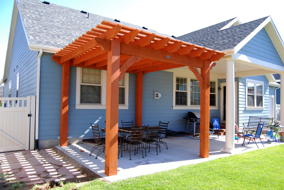 This is an example of a traditional patio in Salt Lake City.