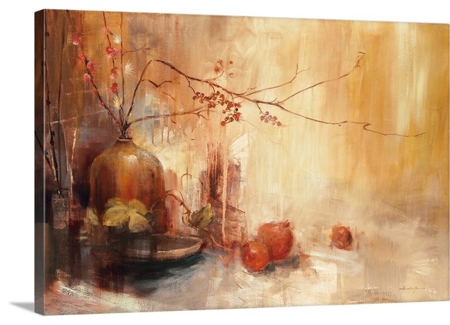 "Autumn Gold" Wrapped Canvas Art Print, 48"x32"x1.5"