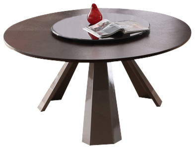 Round Gl Dining Table With Lazy Susan Design Ideas Round Gl Dining Table With Lazy Susan Design Ideas
